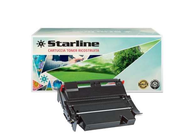 Immagine di Starline - Toner Ricostruito - per Lexmark - Nero - 64036HE - 21.000 pag