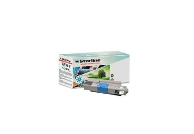 Immagine di Starline - Toner Ricostruito - per Oki - Nero - 44973536 - 2.200 pag