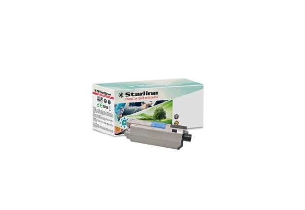 Immagine di Starline - Toner Ricostruito - per Oki - Nero - 44973508 - 7.000 pag