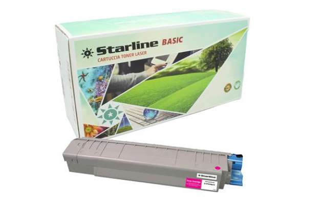 Immagine di Starline - Toner Ricostruito - per Oki - Magenta - 44059211 - 10.000 pag