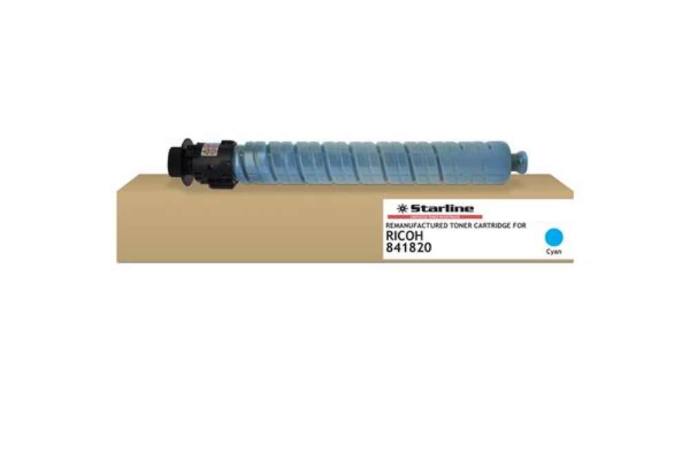 Immagine di Starline - Toner ricostruito per Ricoh MPC 3003/3503 Series - Ciano - 841820 - 18.000 pag