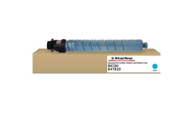 Immagine di Starline - Toner ricostruito per Ricoh MPC 3003/3503 Series - Ciano - 841820 - 18.000 pag