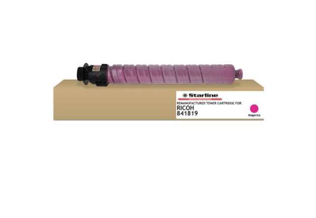 Immagine di Starline - Toner ricostruito per Ricoh MPC 3003/3503 Series - Magenta - 841819 - 18.000 pag