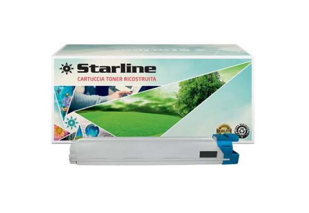 Immagine di Starline - Toner Ricostruito - per Samsung CLX-9201 Series - Ciano - CLT-C809S/ELS - 15.000 pag