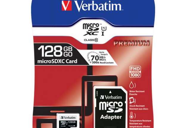 Immagine di Verbatim - Micro SDHC Classe 10 fino a 45mb/sec - 44085 - 128GB