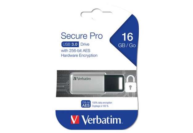 Immagine di Verbatim - Usb secure data pro drive - per PC & Mac - 98664 - 16GB