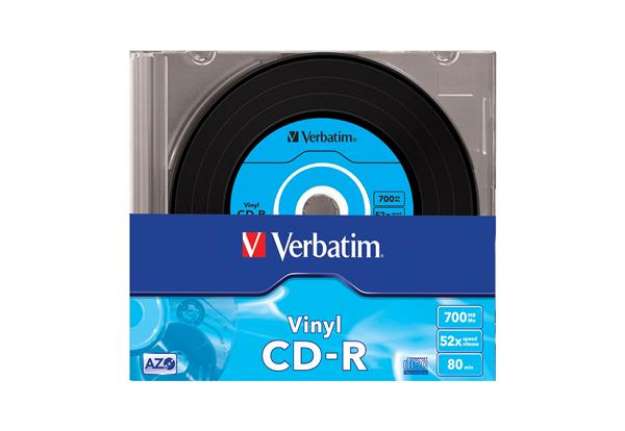 Immagine di Verbatim - Scatola 10 CD-R Data Life Plus Data Vinyl - slim 1X/52X - 43426 - 700MB