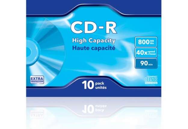 Immagine di Verbatim - Scatola 10 CD-R Data Life Jewel Case serigrafato - 1X-40X - 43428 - 800MB