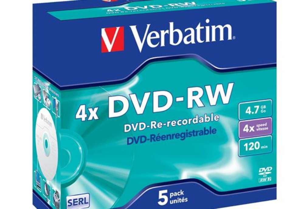 Immagine di Verbatim - Scatola 5 DVD-RW - Jewel Case - serigrafato - 43285 - 4,7GB