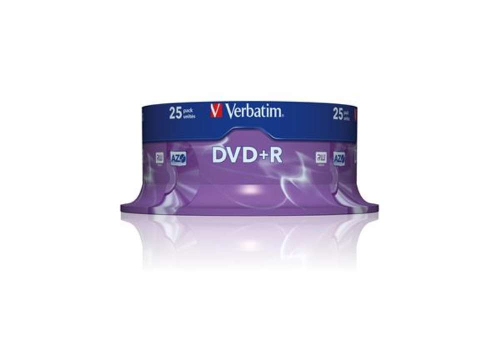 Immagine di Verbatim - Scatola 25 DVD+R - serigrafato - 43500 - 4,7GB