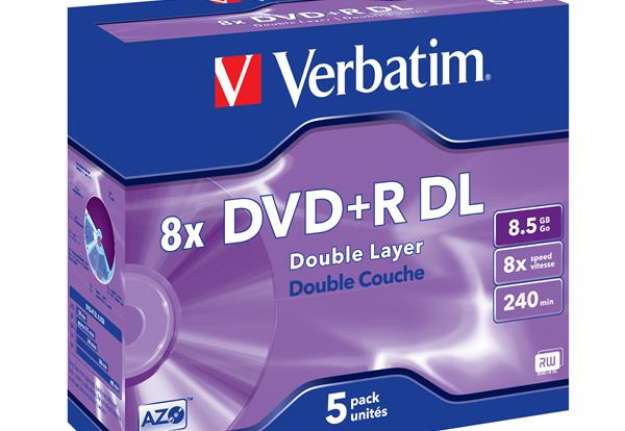 Immagine di Verbatim - Scatola 5 DVD+R Dual Layer - serigrafato Jewel Case - 43541 - 8,5GB
