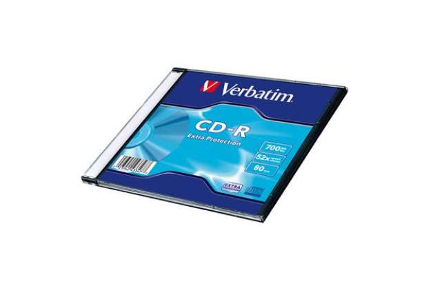 Immagine di Verbatim - Scatola 200 CD-R DataLife Single Pack - slim case - serigrafato - 1x-48x - 43347 - 700MB