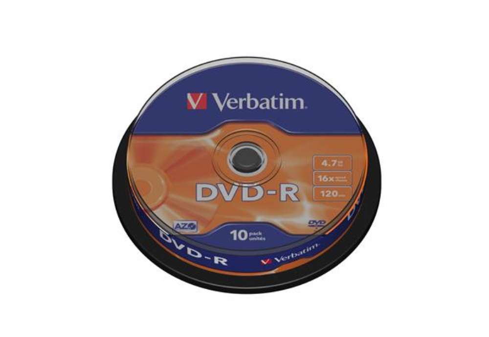 Immagine di Verbatim - Scatola 10 DVD-R - serigrafato - 43523 - 4,7GB