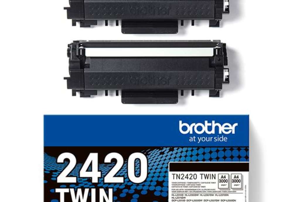 Immagine di Brother - Bundle di 2 Toner - Nero - TN2420TWIN - 3.000 pag