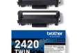Immagine di Brother - Bundle di 2 Toner - Nero - TN2420TWIN - 3.000 pag