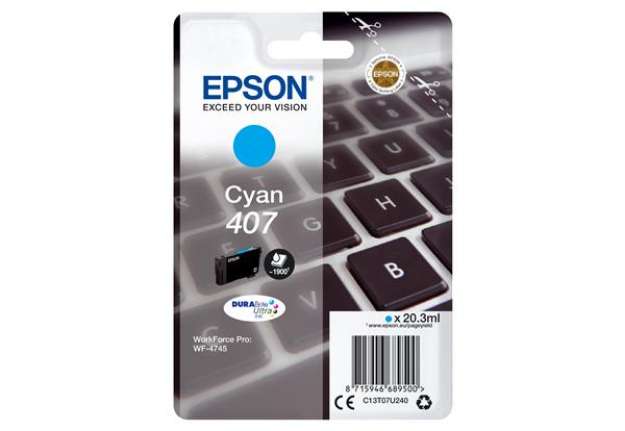 Immagine di Epson - Cartuccia ink -Ciano - C13T07U240 - 38,1 ml