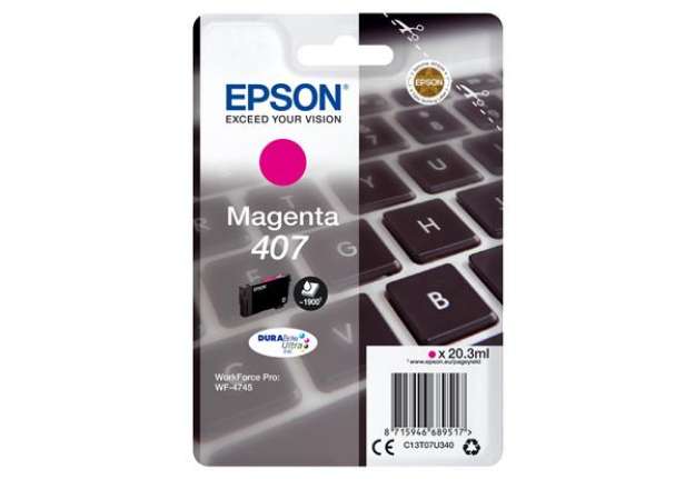 Immagine di Epson - Cartuccia Ink - Magenta  - C13T07U340 - 38,1 ml