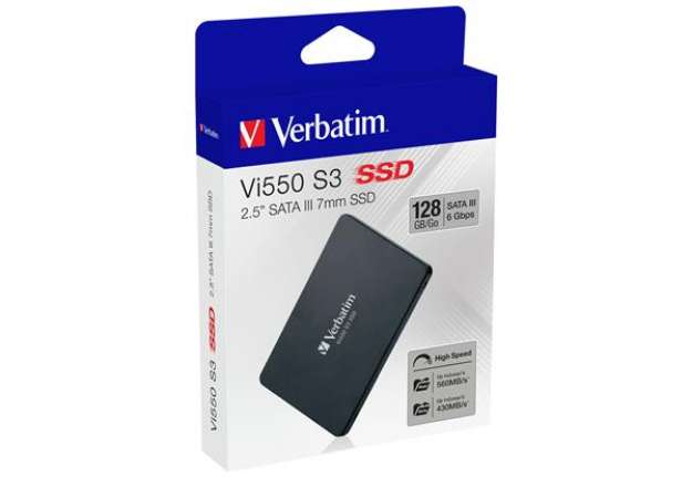 Immagine di Verbatim - SSD Interno Vi550 SATA III 2.5'' SSD - 49350 - 128GB