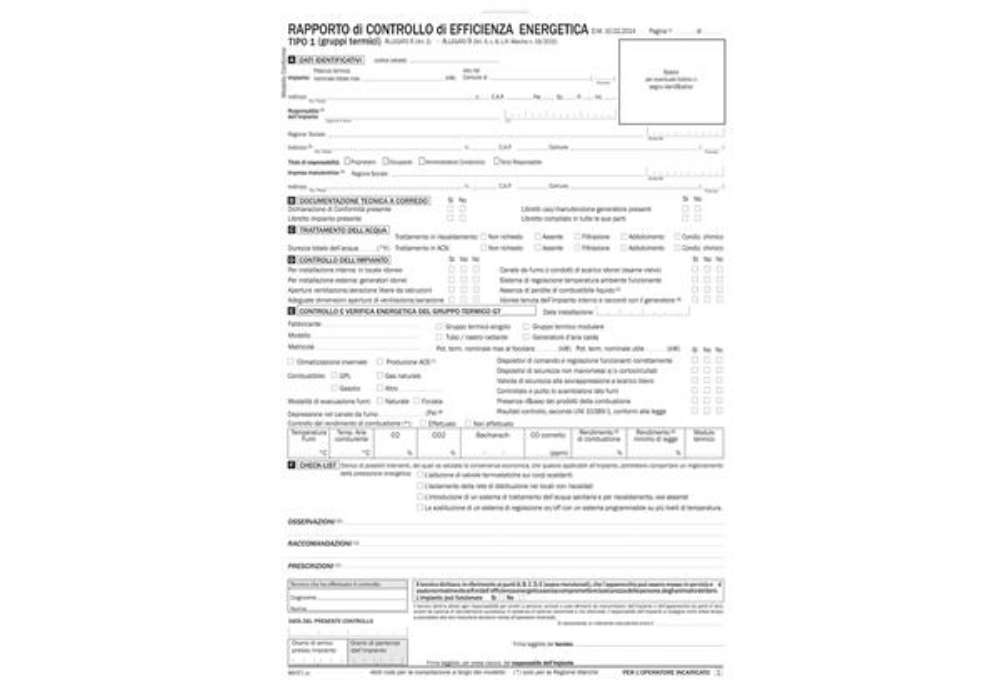 Immagine di Rapporto di controlla efficienza energetica T1 snap - 3 copie - 8843T1000G - Data Ufficio