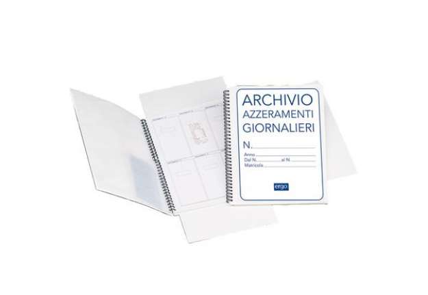 Immagine di Cartella azzeramenti giornalieri - 13 fogli - 1820AZT00 - Data Ufficio