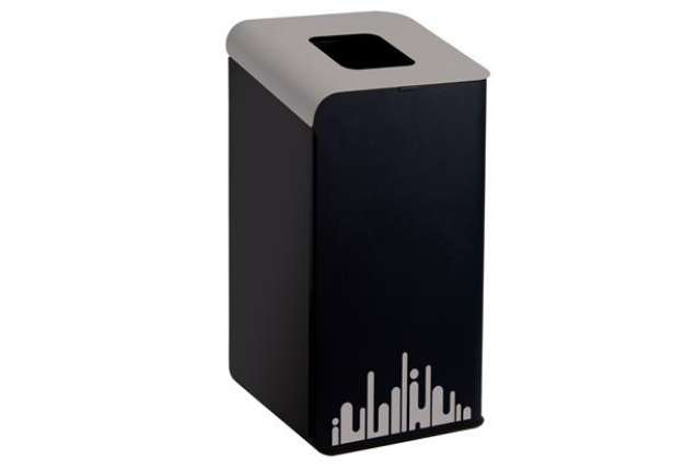 Immagine di Gettacarte Rubik Evo - per raccolta differenziata - 80 L - grigio - Medial International
