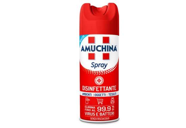 Immagine di Spray amuchina - disinfettante per ambienti oggetti e tessuti - 400 ml - Amuchina Professional