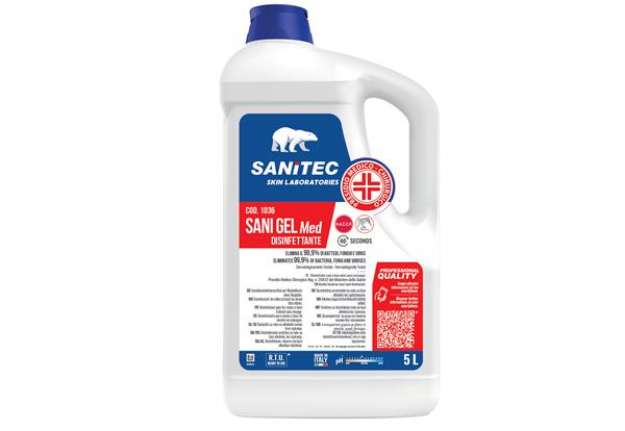 Immagine di Igienizzante mani Sani Gel Med - 5 L - Sanitec