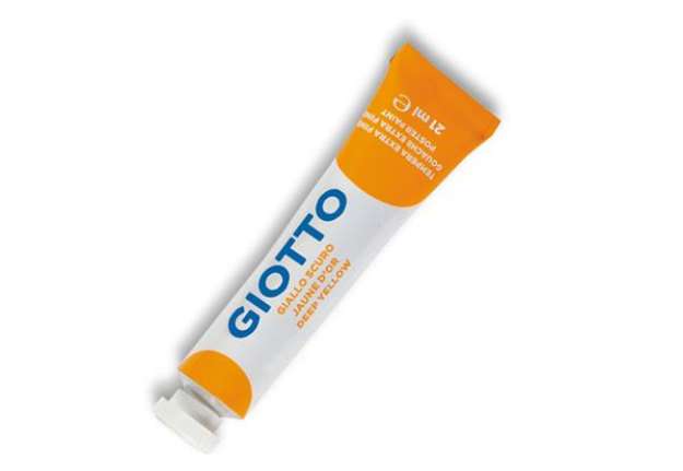 Immagine di Tempera Tubo 7 - 21ml - giallo scuro - Giotto
