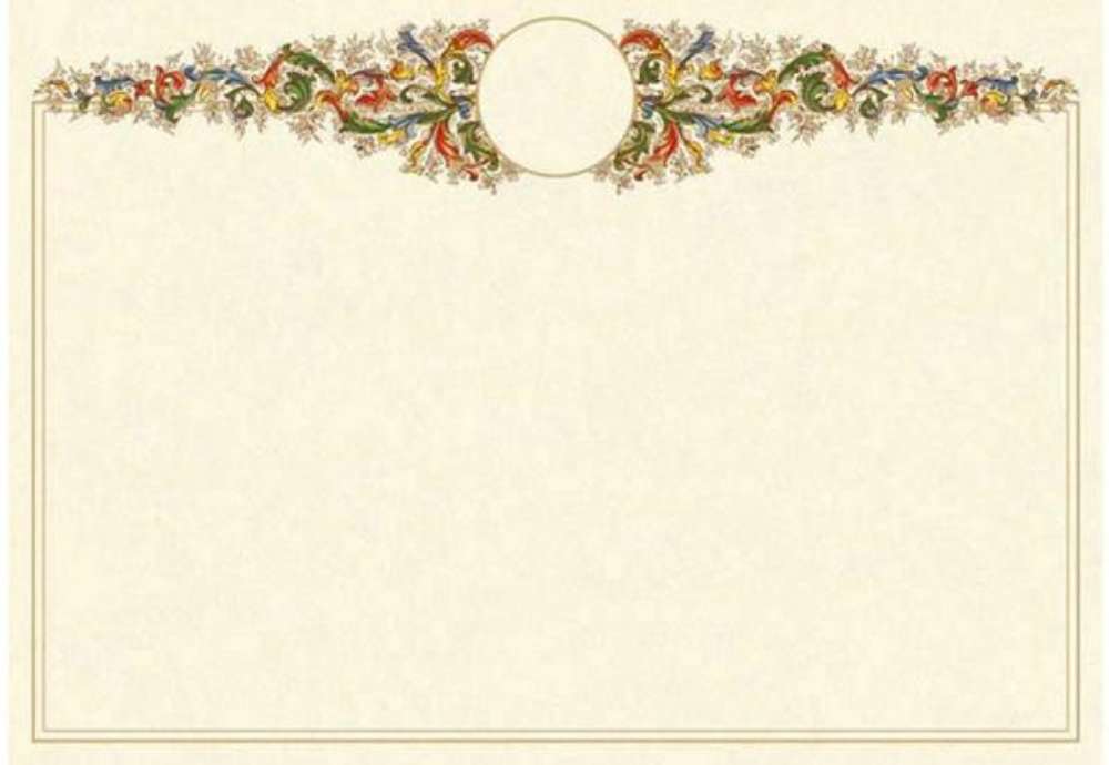 Immagine di Diplomi in pergamena - stampa offset - A4 - 160 gr - avorio - Kartos - conf. 10 pezzi