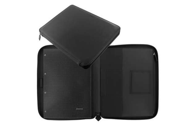 Immagine di Portablocco Metropol - similpelle - 32x24,5x2,6cm - nero - Filofax