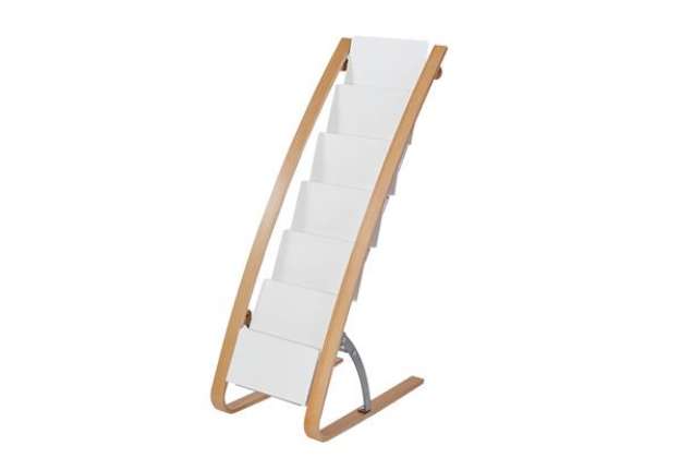 Immagine di Portariviste da terra - 34 x 50 x 93 cm - 6 tasche - Alba