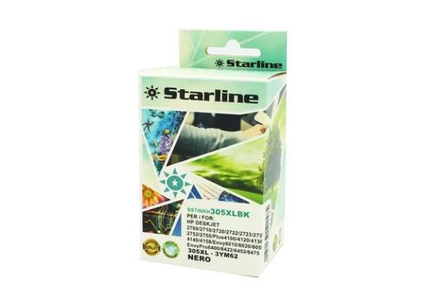 Immagine di Starline - Cartuccia Ink Compatibile - per HP 305XL - Nero - 3YM62AE - 240 pag
