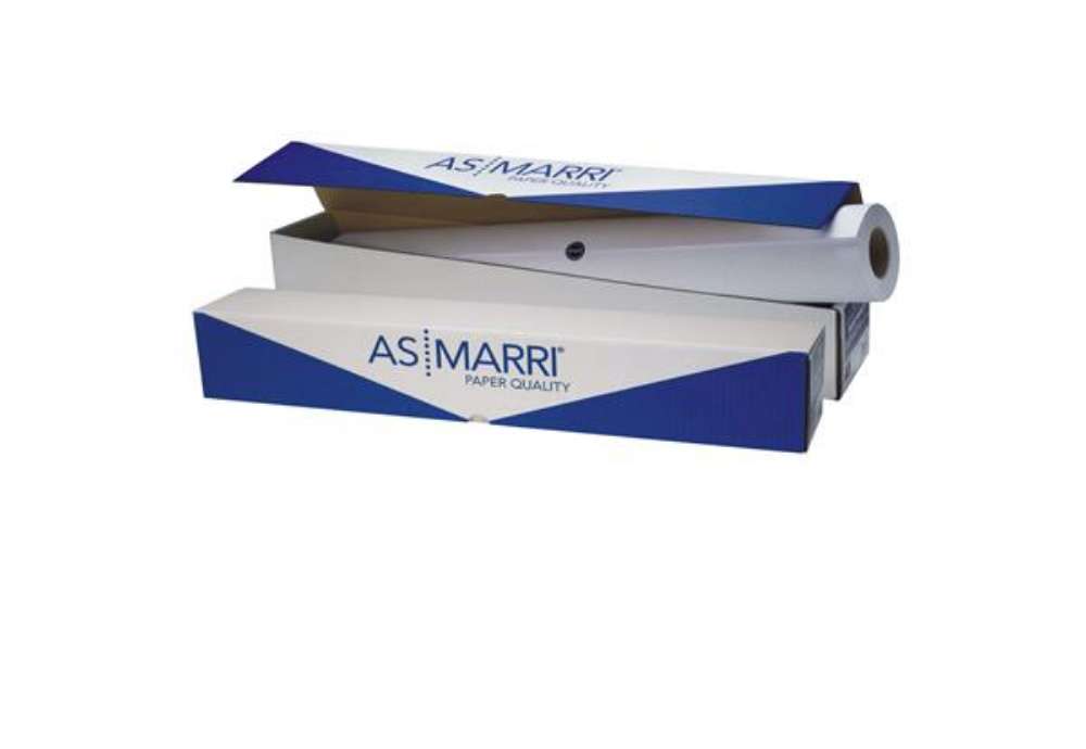 Immagine di Carta plotter J.80S - 610 mm x 50 mt - 80 gr - inkjet - opaca - bianco - As Marri