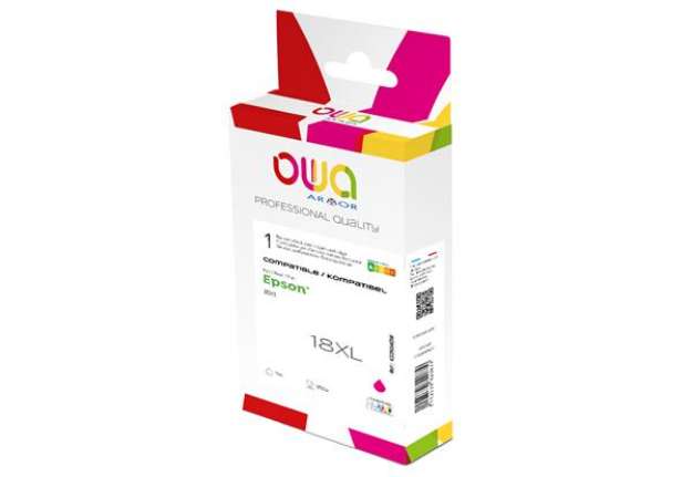 Immagine di Armor - Cartuccia ink Compatibile per Epson - Magenta - T181340 (XL) - 9 ml