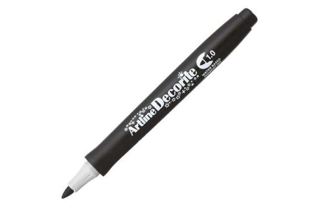 Immagine di Marcatore Decorite - punta tonda - 1.0 mm - nero - Artline