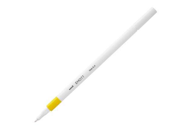 Immagine di Fineliner Emott - tratto 0.4 mm - giallo - Uni Mitsubishi