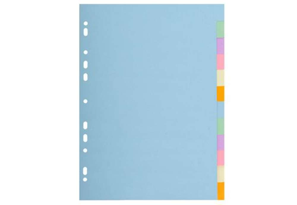 Immagine di Separatore Forever Pastel - A4 - 12 tasti - cartoncino - 170 gr - Exacompta
