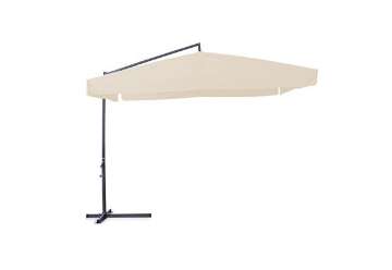 Visualizza i dettagli per Ombrellone quadro - con braccio laterale - 3 x3 m - ecru - Garden Friend Immagine di Ombrellone quadro - con braccio laterale - 3 x3 m - ecru - Garden Friend