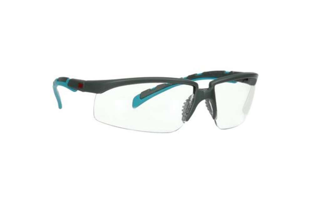 Immagine di Occhiali di sicurezza Solus 2000 -  lenti trasparenti antigraffio - blu - 3M