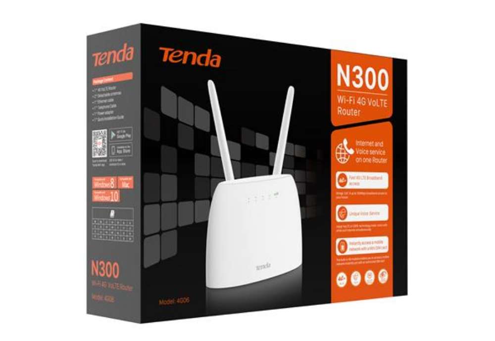 Immagine di Router N 300 Volte - WiFi LTE 4G - Tenda