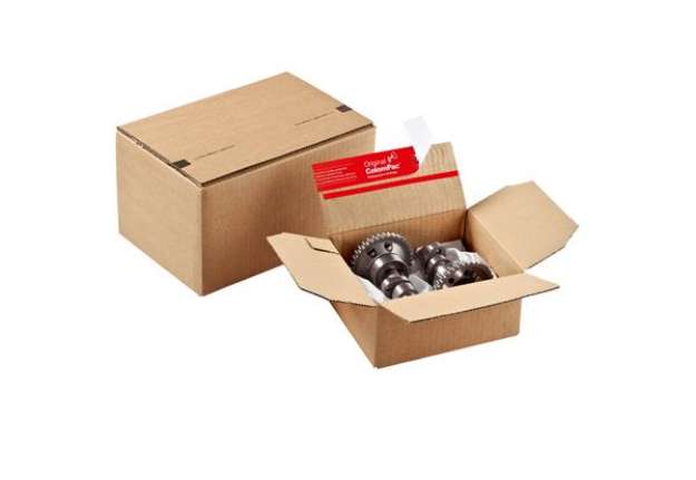 Immagine di Scatola Pop Up CP 151 - assemblaggio rapido - 21,3 x 15,3 x 10,9 cm - cartone ondulato - avana - Col