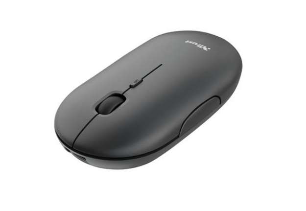 Immagine di Mouse Puck - ultrasottile - wireless - ricaricabile - nero - Trust