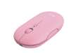 Immagine di Mouse Puck - ultrasottile - wireless - ricaricabile - rosa - Trust