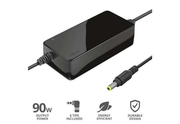 Immagine di Caricabatterie universale Primo - per laptop fino a 90W - Trust