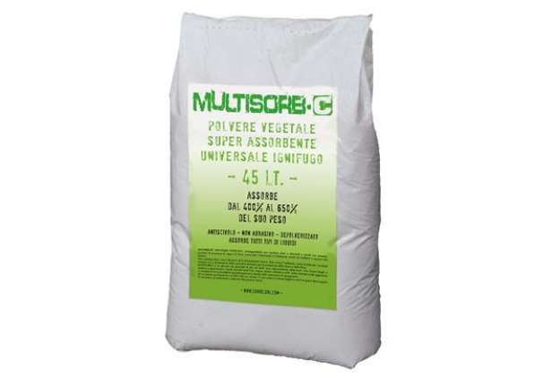 Immagine di Polvere assorbente - vegetale - universale - ignifuga - 6,5 kg - Carvel