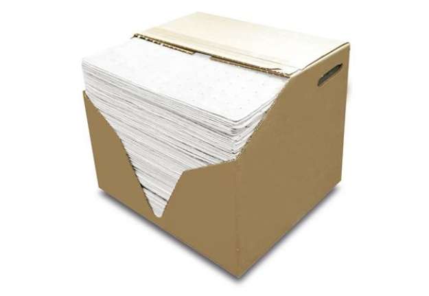 Immagine di Panni assorbenti - per oli ed idrocarburi - 41 x 46 cm - Carvel - conf. 200 pezzi