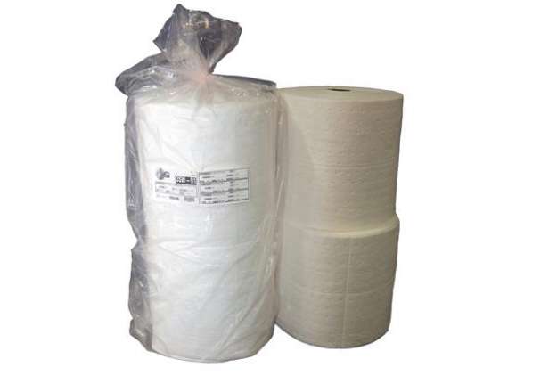 Immagine di Rotoli assorbenti - per oli ed idrocarburi - 41 cm x 46 m - Carvel - conf. 2 pezzi