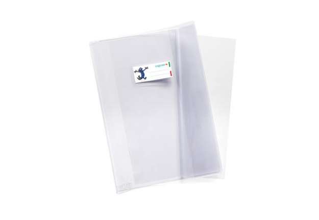 Immagine di Coprimaxi Supercristallo - c/alette - PVC - 21 x 30 cm - 200 mic - trasparente neutro - Colorosa