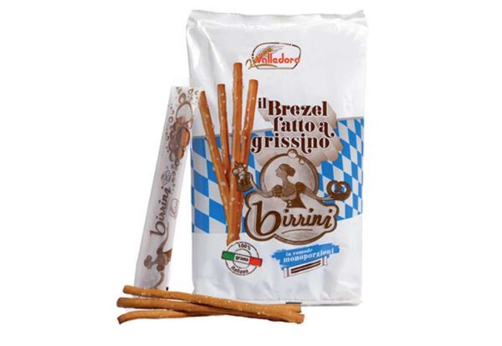 Immagine di Grissini Birrini - 240 gr - multipack 13 monoporzioni - Valledoro