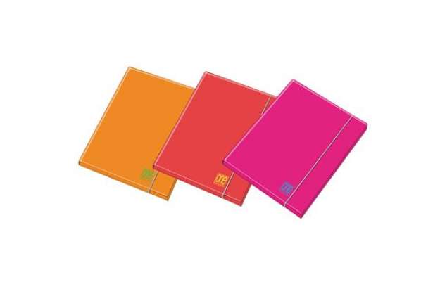 Immagine di Cartella Fluo One Color - 3 lembi - c/elastico - dorso 1 cm - colori assortiti - Blasetti